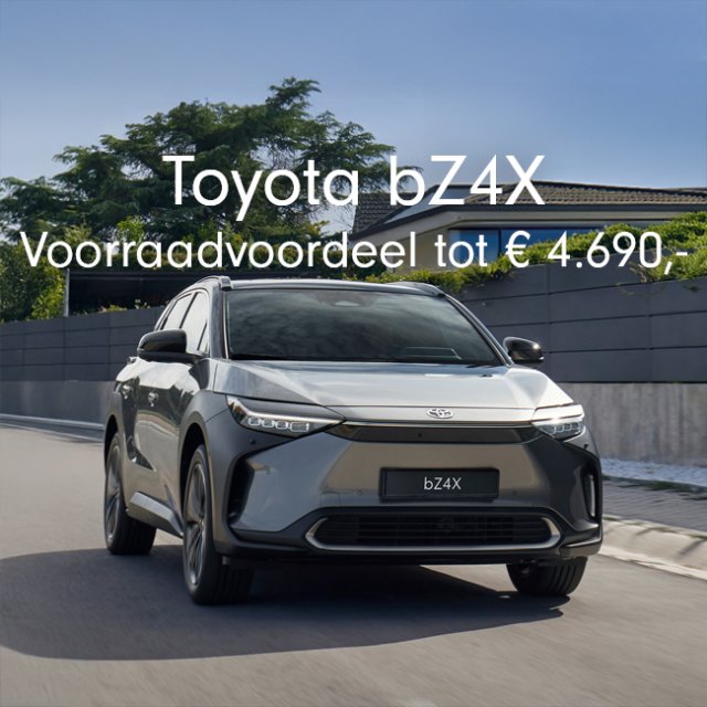 Toyota bZ4X voorraadvoordeel
